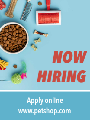 Custom Outdoor Yard Signs Multiple Sizes Now Hiring