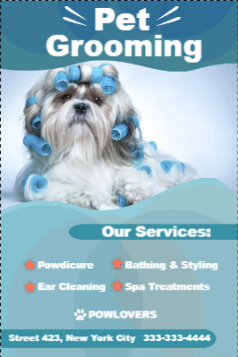 Custom Outdoor Yard Signs Multiple Sizes Pet Grooming