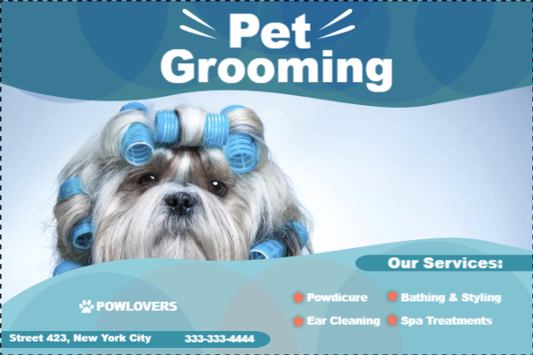 Custom Outdoor Yard Signs Multiple Sizes Pet Grooming