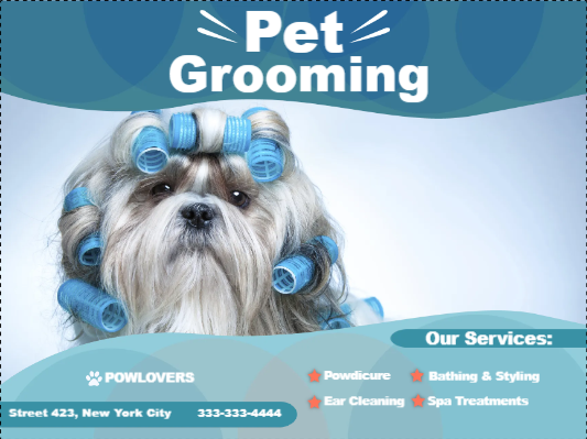 Custom Outdoor Yard Signs Multiple Sizes Pet Grooming