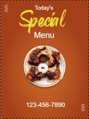 Custom Outdoor Yard Signs Multiple Sizes Special Menu