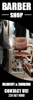 Custom Outdoor Yard Signs Multiple Sizes Barber Shop