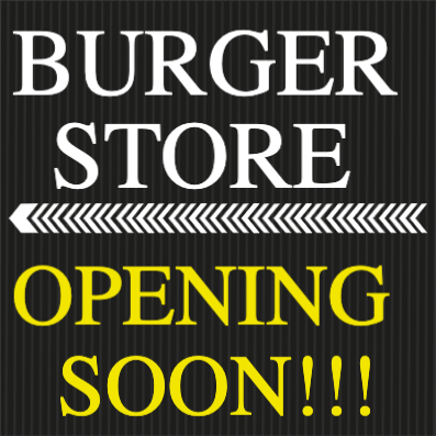 Custom Outdoor Yard Signs Multiple Sizes Burger Store Opening Soon