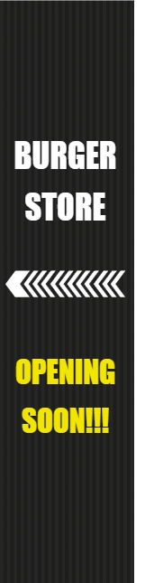 Custom Outdoor Yard Signs Multiple Sizes Burger Store Opening Soon