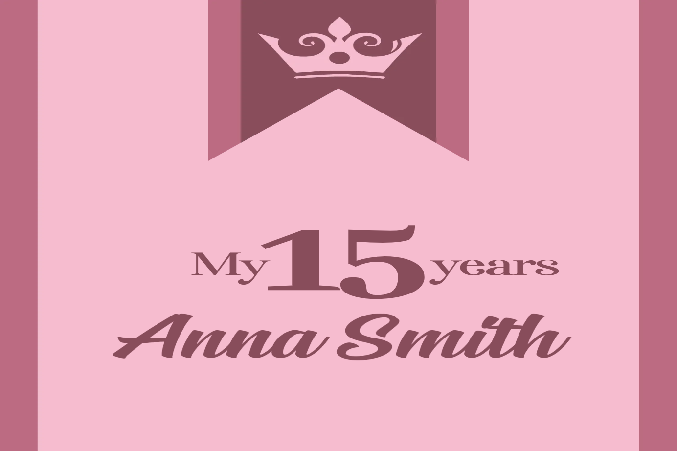 Custom Outdoor Yard Signs Multiple Sizes  My Fifteen Years