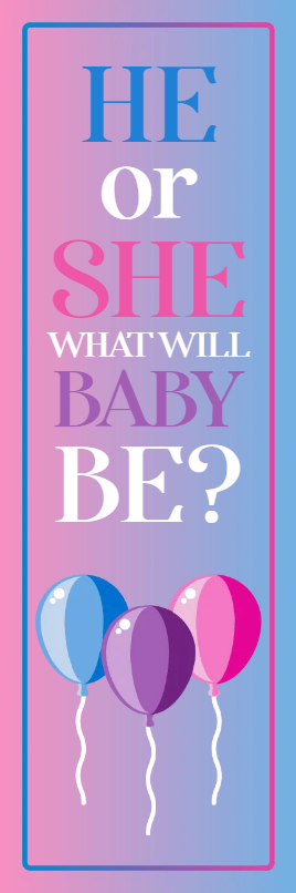 Custom Outdoor Yard Signs Multiple Sizes What Will Baby Be