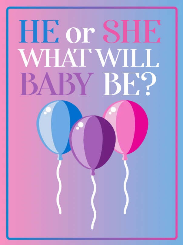 Custom Outdoor Yard Signs Multiple Sizes What Will Baby Be