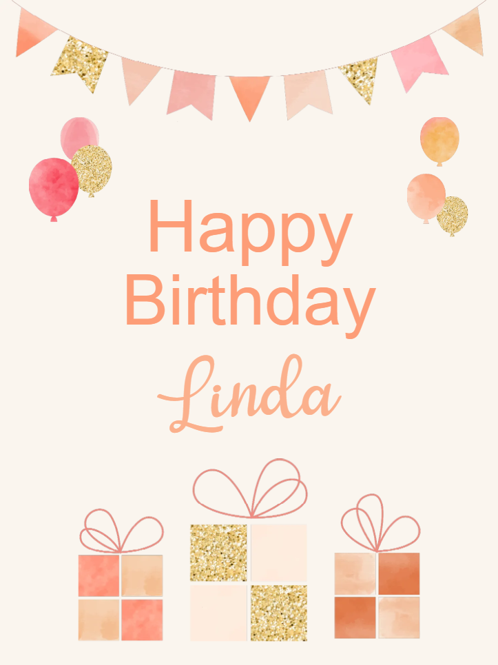 Custom Outdoor Yard Signs Multiple Sizes Happy Birthday Linda