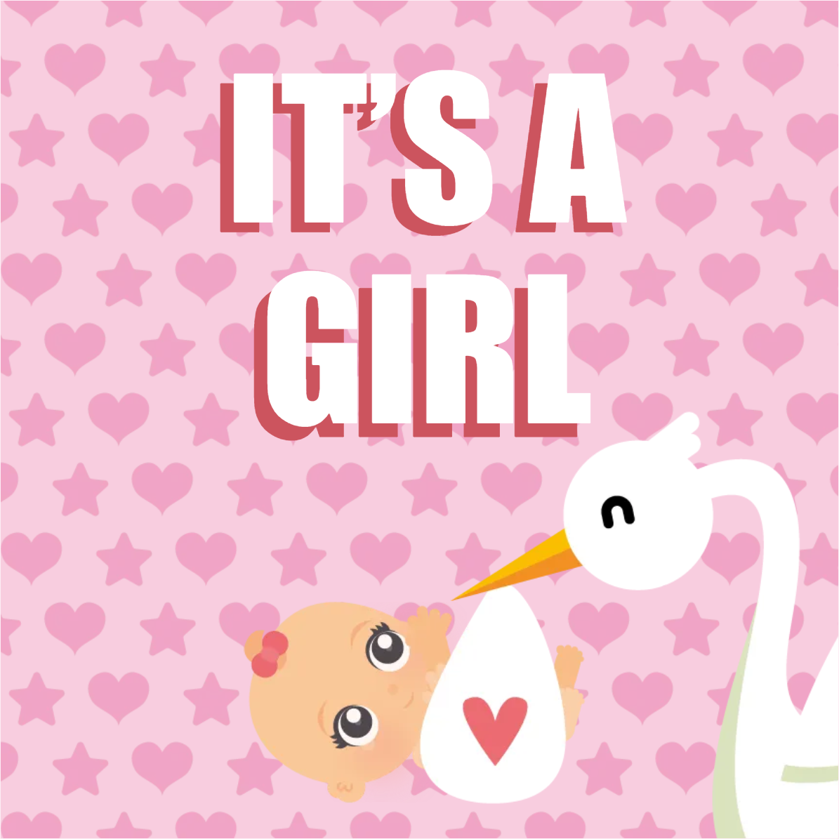 Custom Outdoor Yard Signs Multiple Sizes Its A Girl