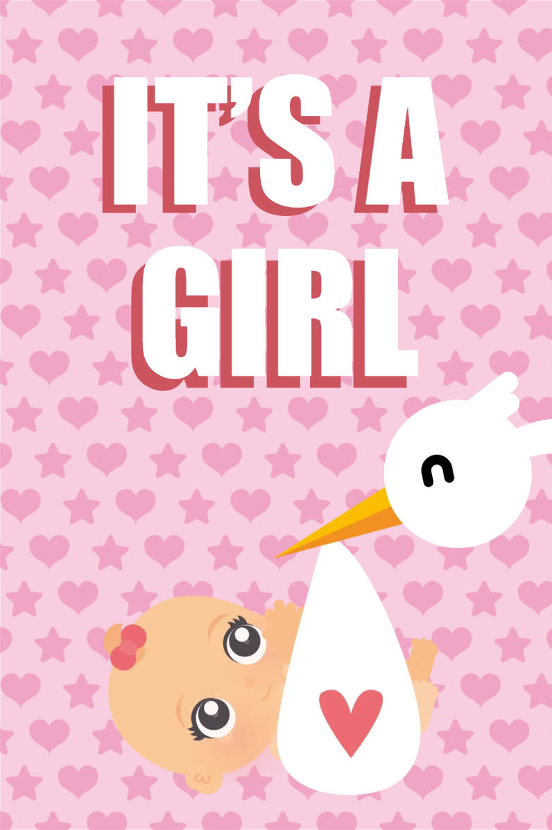 Custom Outdoor Yard Signs Multiple Sizes Its A Girl