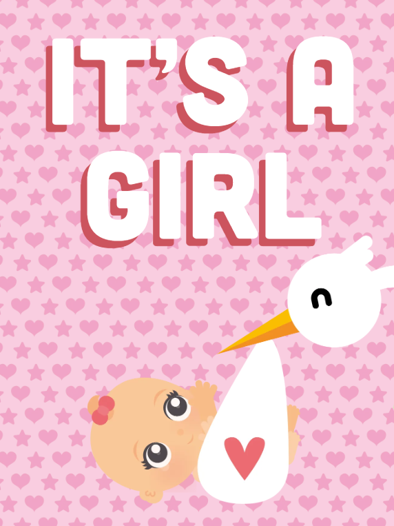 Custom Outdoor Yard Signs Multiple Sizes Its A Girl