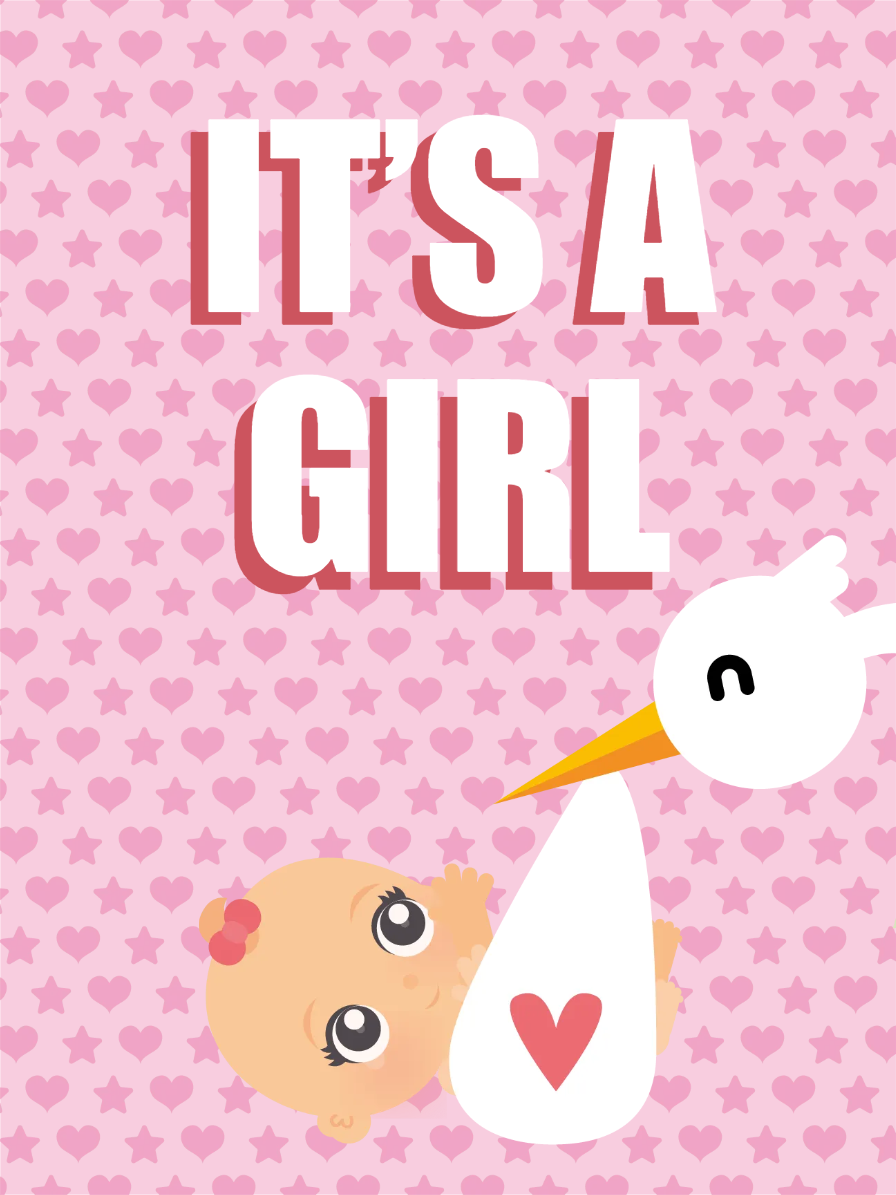 Custom Outdoor Yard Signs Multiple Sizes Its A Girl