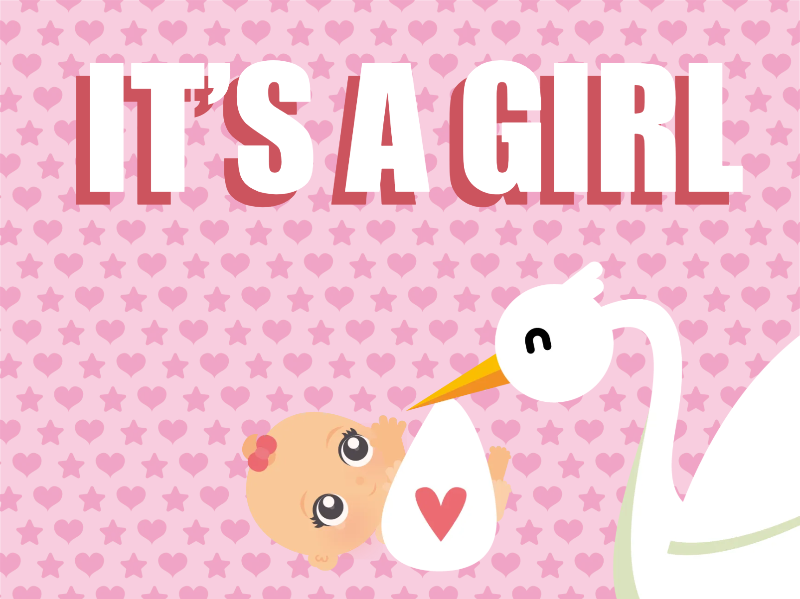 Custom Outdoor Yard Signs Multiple Sizes Its A Girl