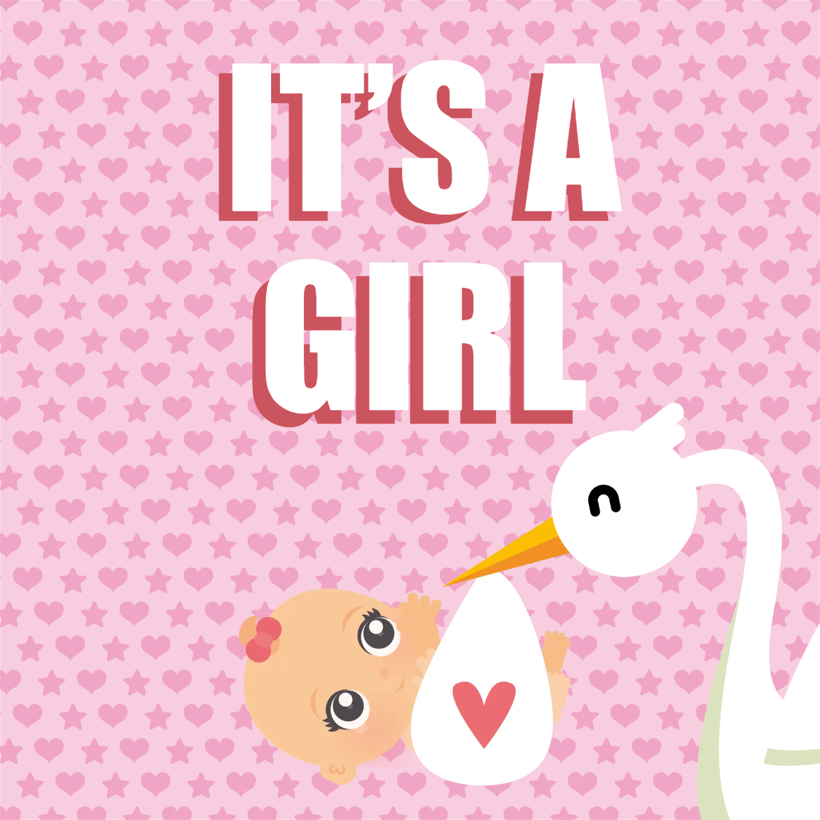 Custom Outdoor Yard Signs Multiple Sizes Its A Girl