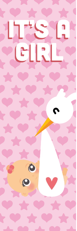 Custom Outdoor Yard Signs Multiple Sizes Its A Girl