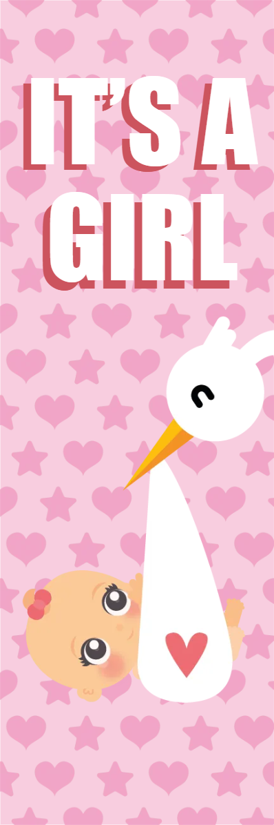 Custom Outdoor Yard Signs Multiple Sizes Its A Girl