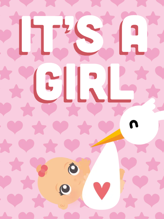 Custom Outdoor Yard Signs Multiple Sizes Its A Girl