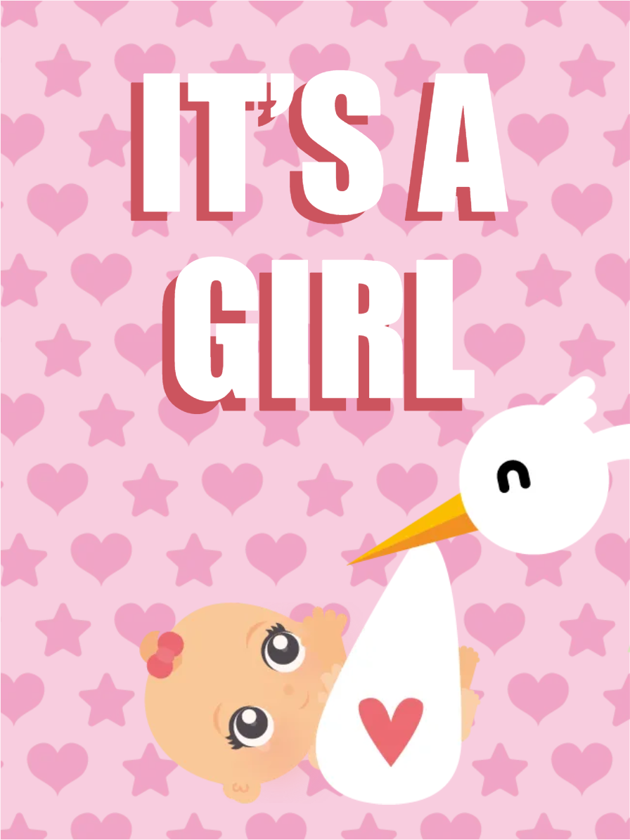 Custom Outdoor Yard Signs Multiple Sizes Its A Girl