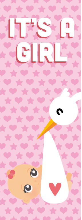 Custom Outdoor Yard Signs Multiple Sizes Its A Girl