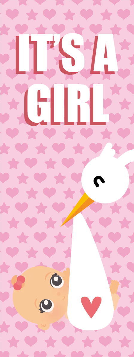 Custom Outdoor Yard Signs Multiple Sizes Its A Girl