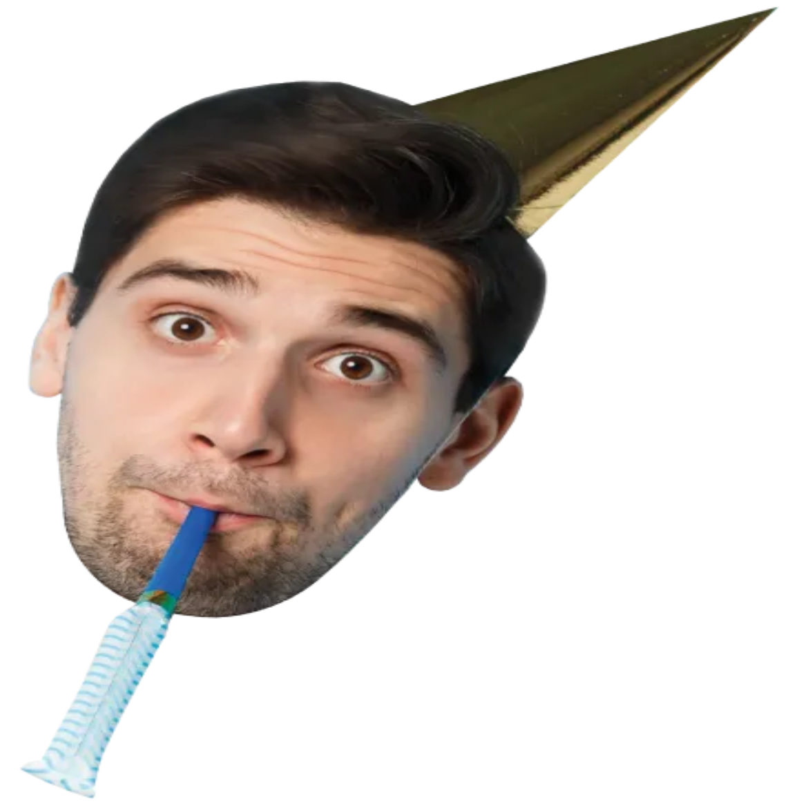 Custom Big Head Cutouts Multiple Sizes Party Hat