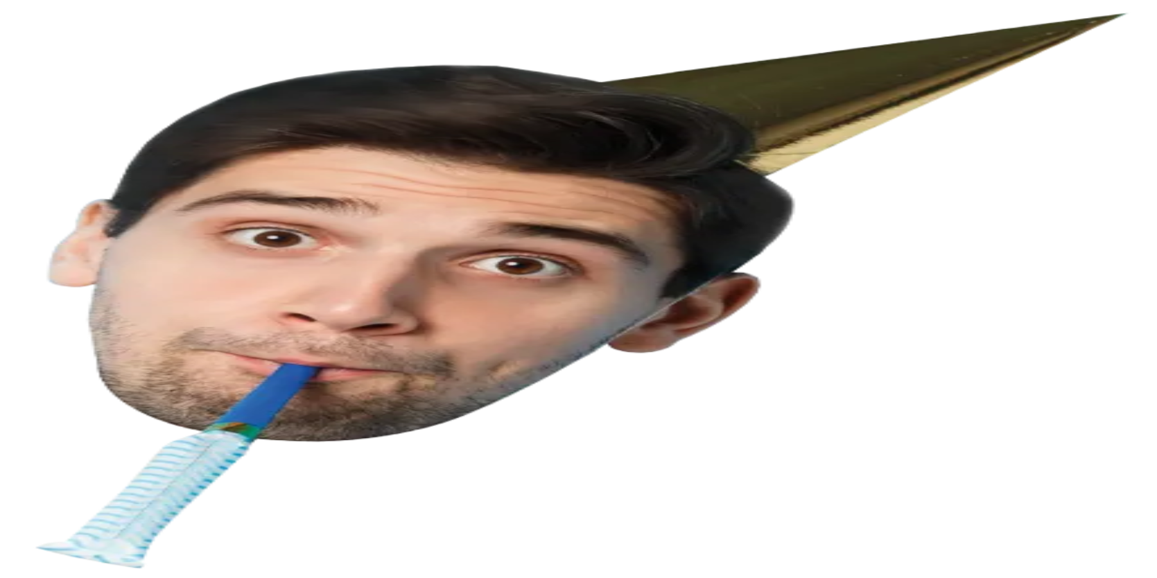 Custom Big Head Cutouts Multiple Sizes Party Hat