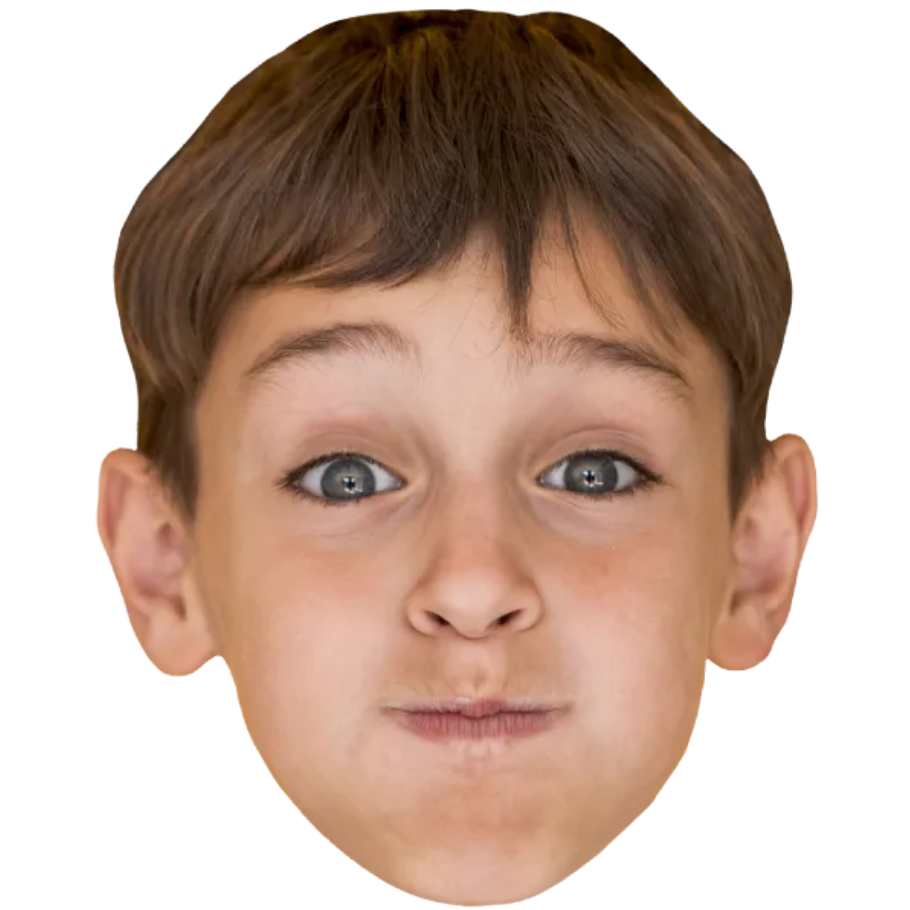 Custom Big Head Cutouts Multiple Sizes Boy Wacky