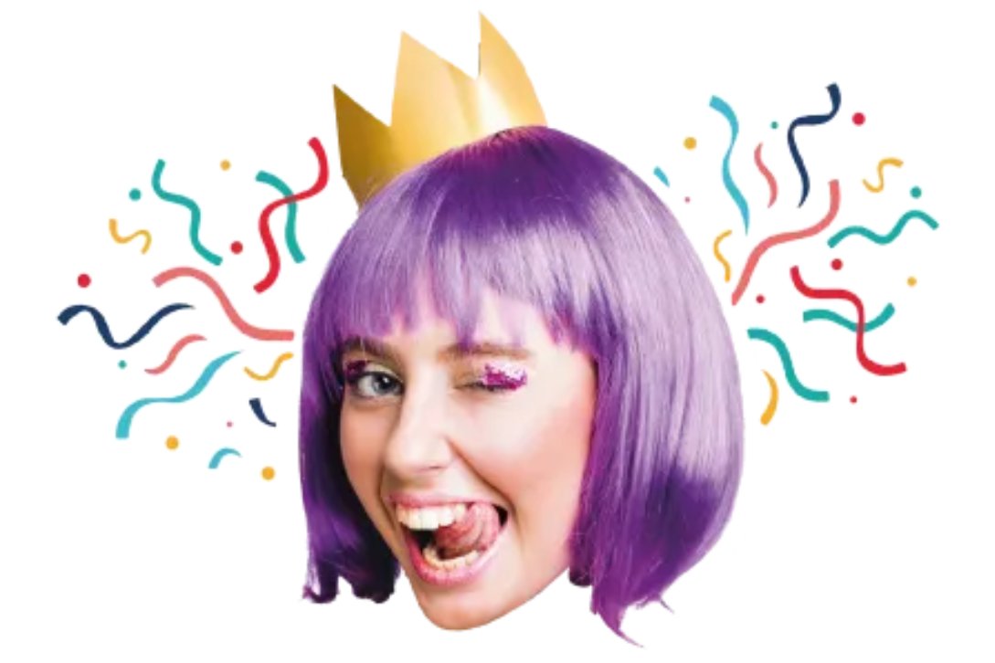 Custom Big Head Cutouts Multiple Sizes Party Crown