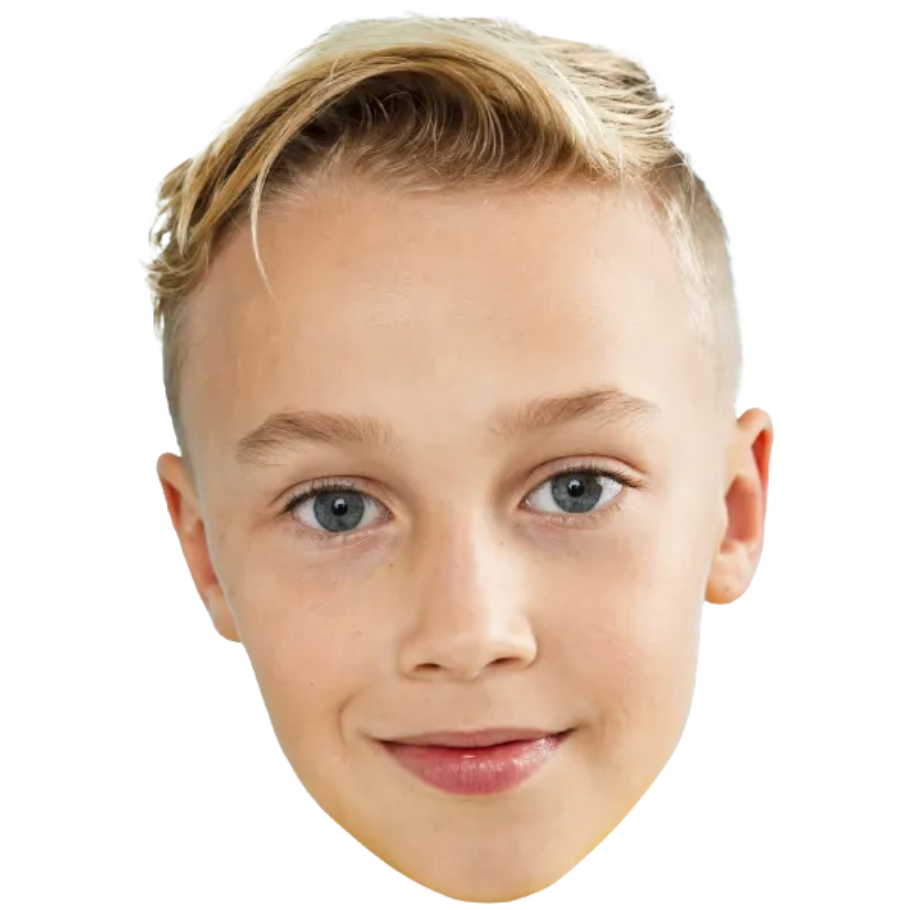 Custom Big Head Cutouts Multiple Sizes Smiling Boy