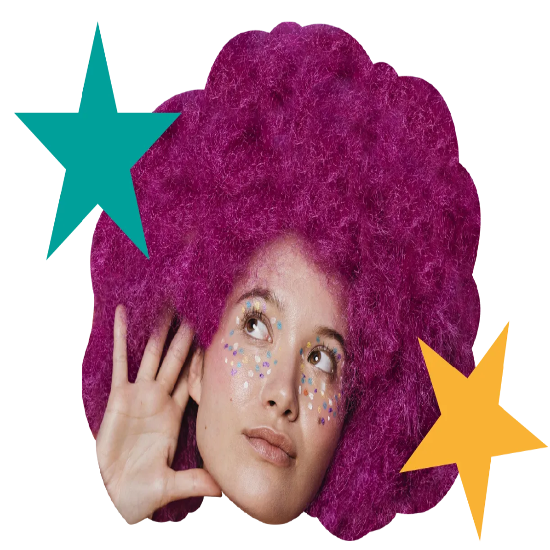 Custom Big Head Cutouts Multiple Sizes Star Face