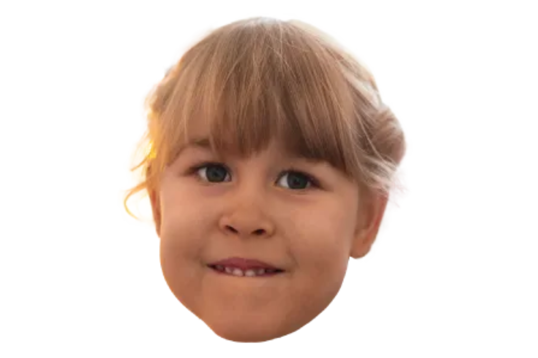 Custom Big Head Cutouts Multiple Sizes Girl Head