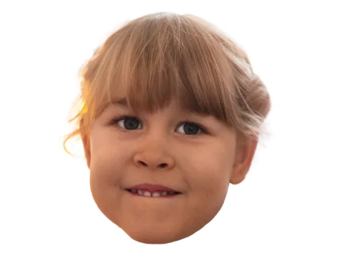 Custom Big Head Cutouts Multiple Sizes Girl Head