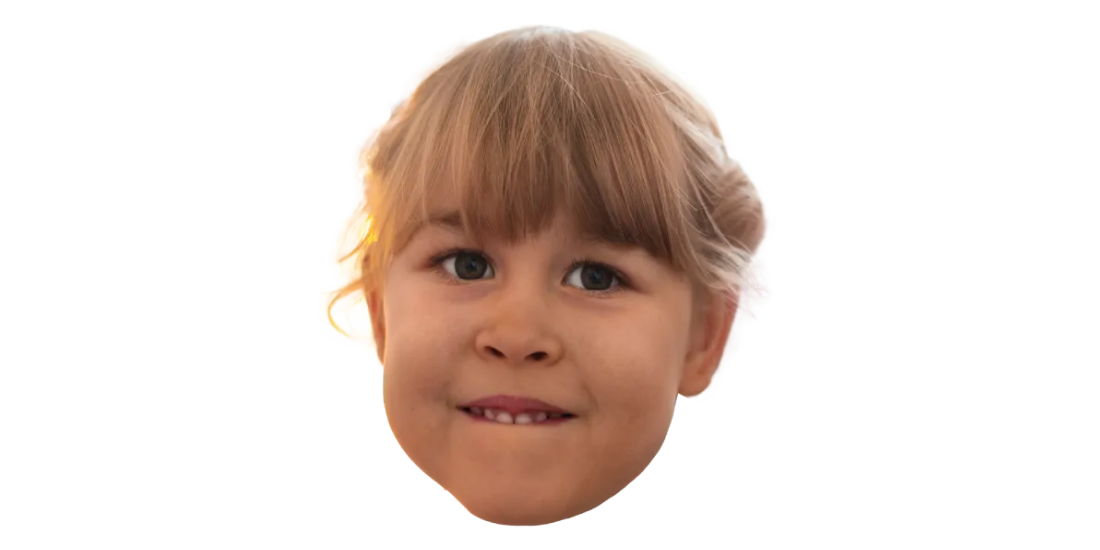 Custom Big Head Cutouts Multiple Sizes Girl Head