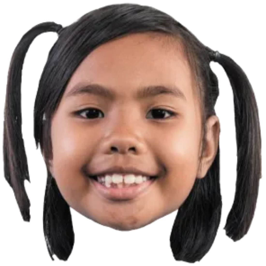 Custom Big Head Cutouts Multiple Sizes Smiling Girl