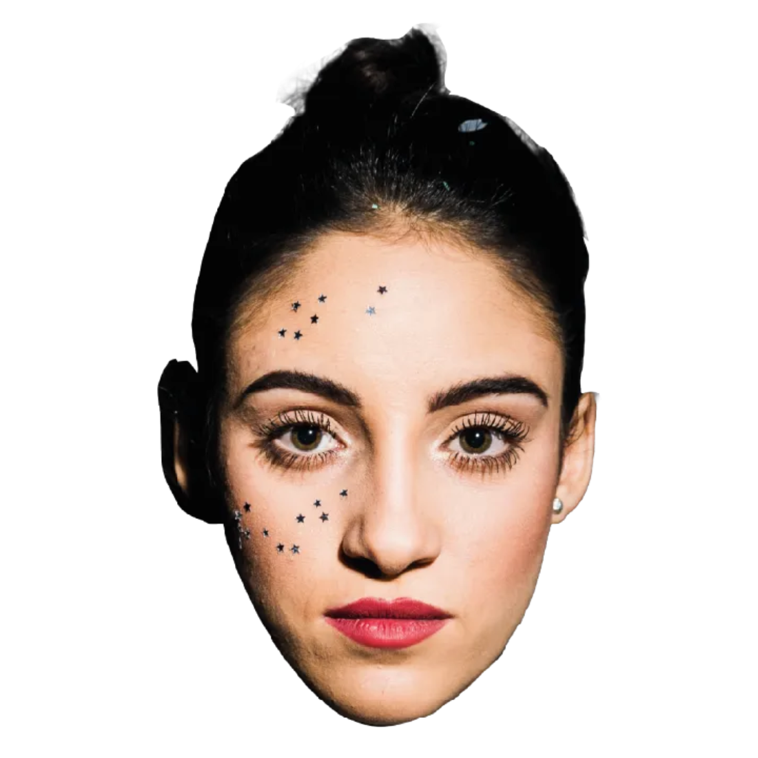 Custom Big Head Cutouts Multiple Sizes Glitter face