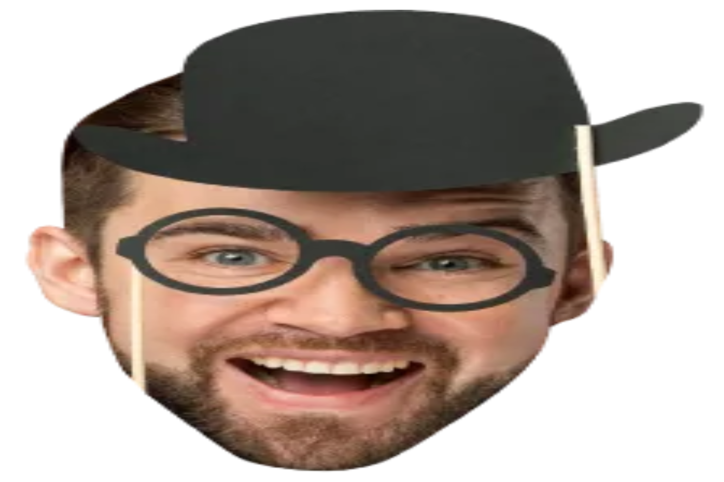 Custom Big Head Cutouts Multiple Sizes Man Smiling