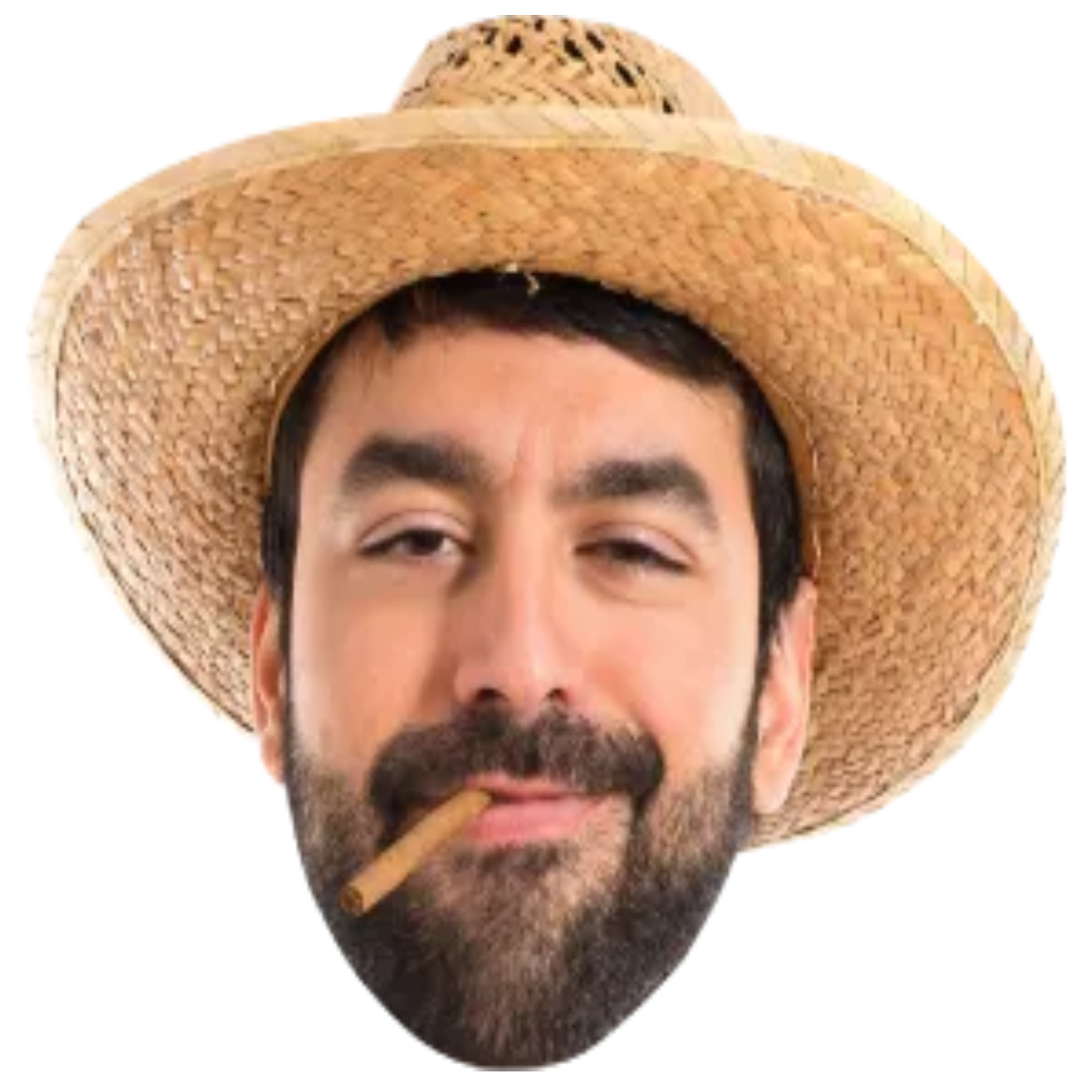 Custom Big Head Cutouts Multiple Sizes Man Hat