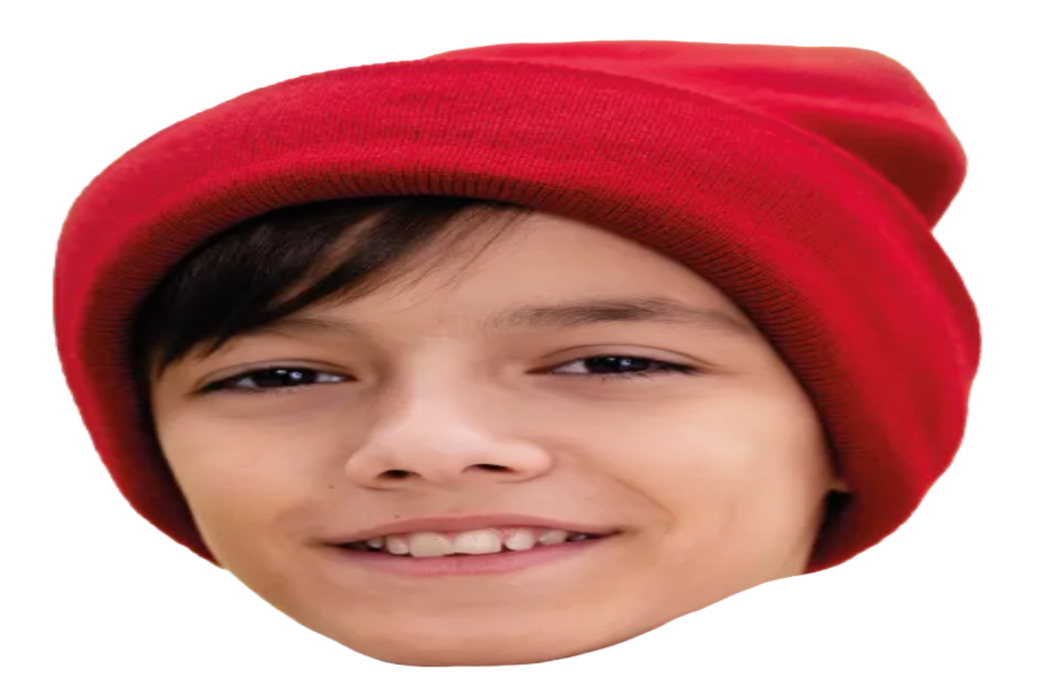Custom Big Head Cutouts Multiple Sizes Boy In Beanie
