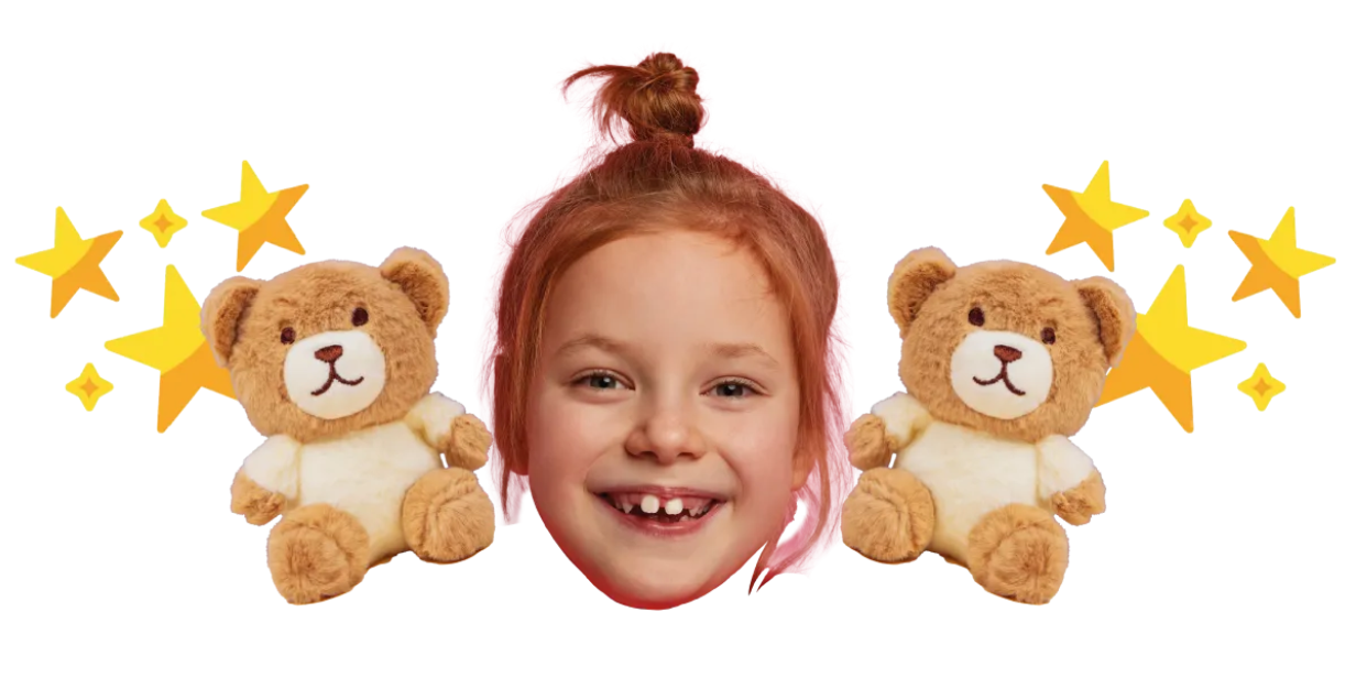 Custom Big Head Cutouts Multiple Sizes Teddy Stars Smiles