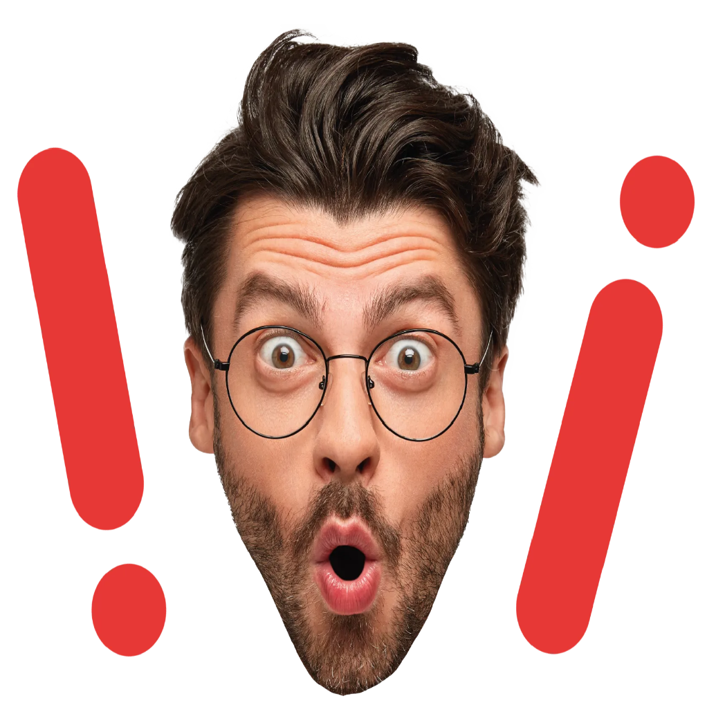 Custom Big Head Cutouts Multiple Sizes Amazed Face