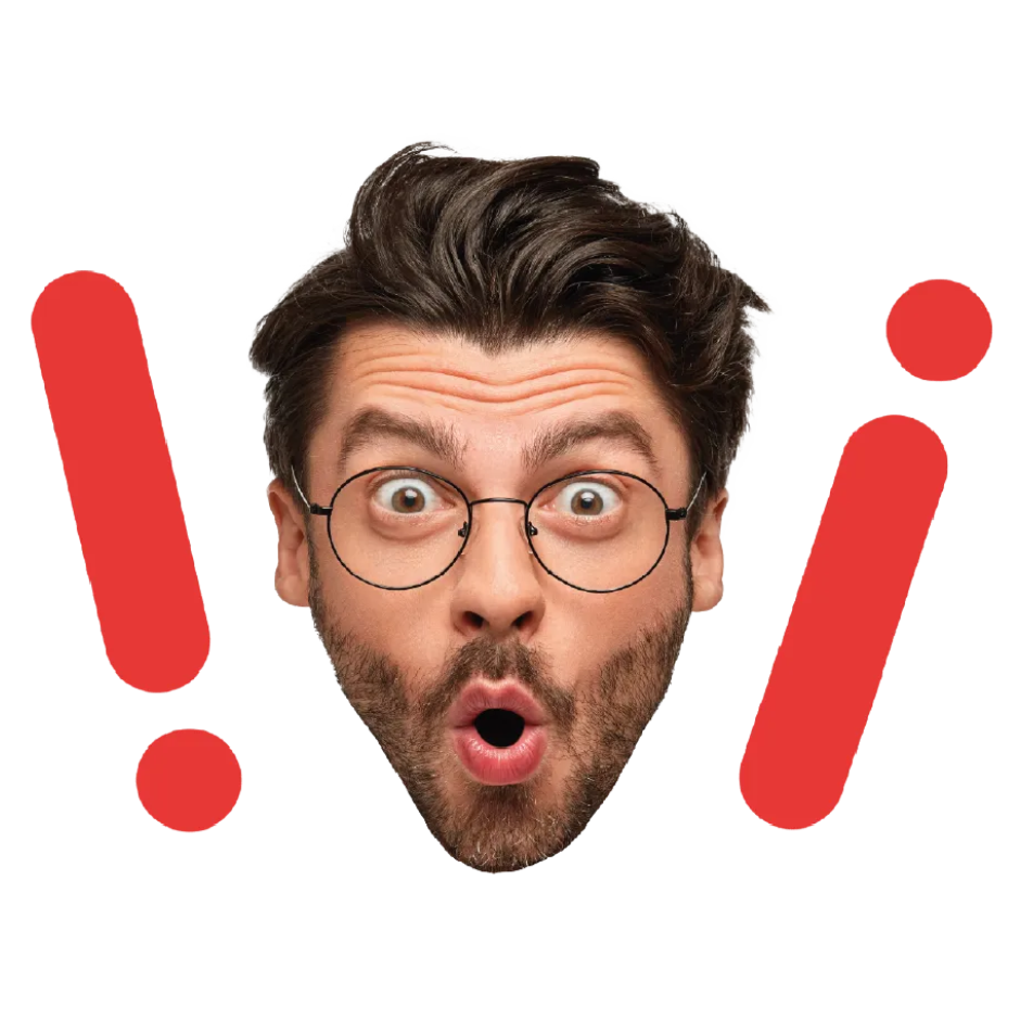 Custom Big Head Cutouts Multiple Sizes Amazed Face