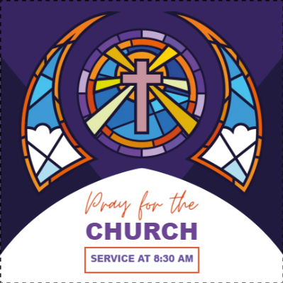 Custom Outdoor Yard Signs Multiple Sizes Pray for the Church