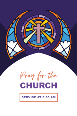Custom Outdoor Yard Signs Multiple Sizes Pray for the Church