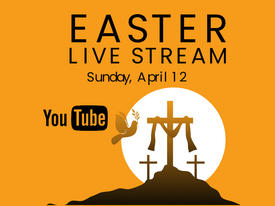 Custom Outdoor Yard Signs Multiple Sizes Easter Live Stream