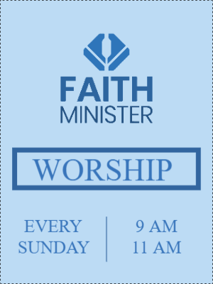 Custom Outdoor Yard Signs Multiple Sizes Faith Minister