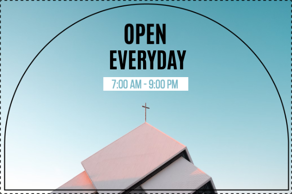 Custom Outdoor Yard Signs Multiple Sizes Open Everyday