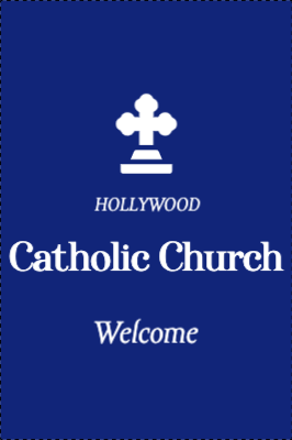 Custom Outdoor Yard Signs Multiple Sizes Catholic Church