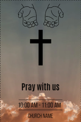 Custom Outdoor Yard Signs Multiple Sizes Pray With Us