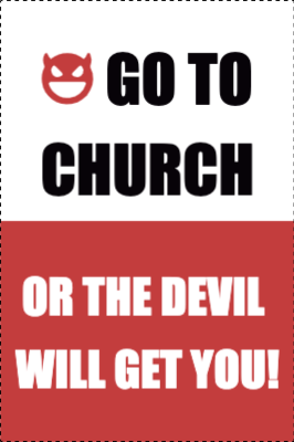 Custom Outdoor Yard Signs Multiple Sizes Go To Church