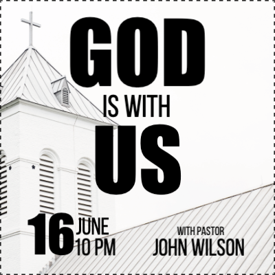 Custom Outdoor Yard Signs Multiple Sizes God Is With Us